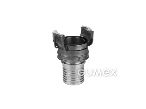 Spojka GUILLEMIN s aretací DN40, s trnem na hadici 38mm, 16bar, nerezová ocel